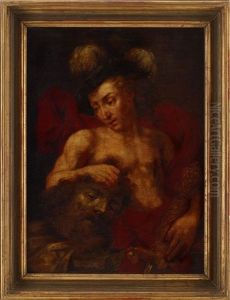 Salome Och Johannes Doparen by Johann Liss