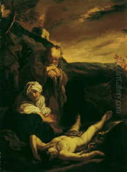 Adam Und Eva Betrauern Den Tod Abels - view 1