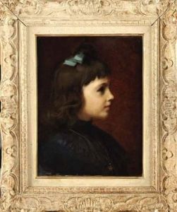 Jeune Fille De Profil by Jean Benner