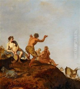 Bucolic Scene by Dirck Van Der Lisse