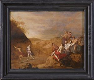 Mythologische Szene Mit Nymphen