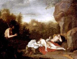 Actaeon Surprising Diana And A Nymph