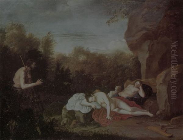 Acteon Surprising Diana And A Nymph - view 1