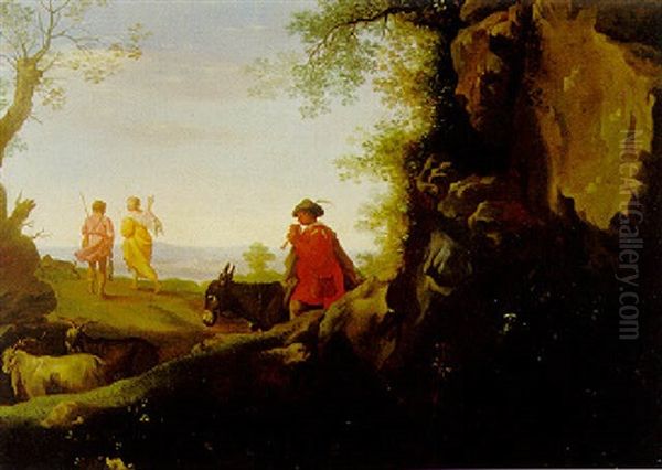 Landliche Idylle Mit Tobias Und Dem Engel - view 1
