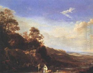 La Toilette De Diane Dans Un Paysage Vallonne