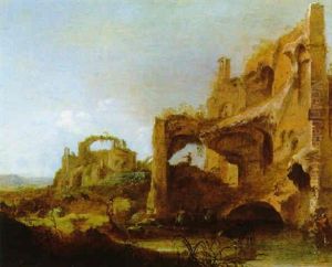 Suedliche Ruinenlandschaft Mit Hirten