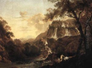 Landscape With Figures Bathing