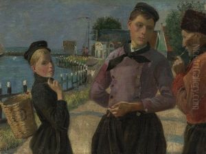 Conversation By The Riverside