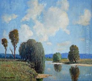 Gwydir River, New England, Nsw by William Lister-Lister