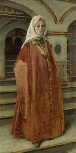 Boyarina by Alexander Dmitrievich Litovchenko