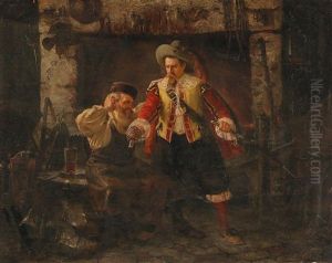 The Armourer"s Workshop by Karl Josef Litschauer