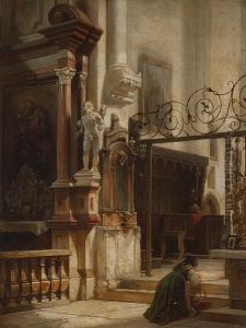 Church Interior, Possibly Berchtesgaden thumbnail