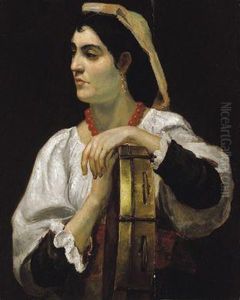 Italienerin by Karl Bennert