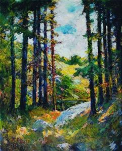The Clearing On Mcmahan Island, Sheepscot River, Boothbay Harbor by Philip Little