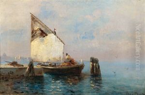 Maritime Painting by Leontine (Lea) von Littrow