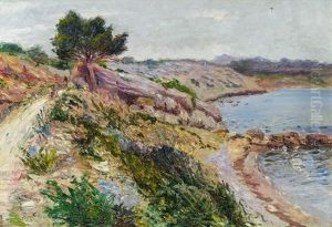 Kustenlandschaft In Istrien by Leontine (Lea) von Littrow