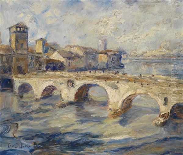 Ponte Pietra Mit Wachturm In Verona/etsch - view 1