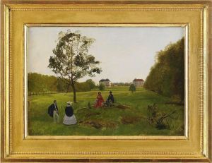 Herrskap Vid Ekolsunds Slott by Carl Stephan Bennet