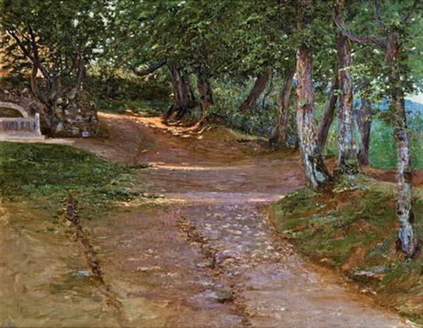 Sudliche Parklandschaft by Leontine (Lea) von Littrow