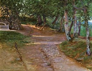 Sudliche Parklandschaft by Leontine (Lea) von Littrow