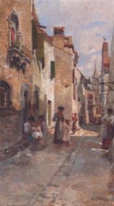 Italian Street Scene Italian Street Scene