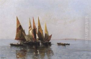 Segelboote Vor Der Kuste