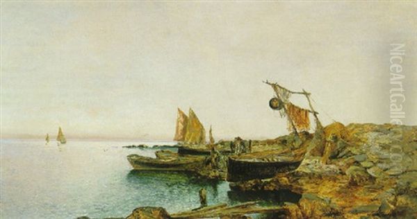 Fischerboote An Der Istrischen Kuste - view 1