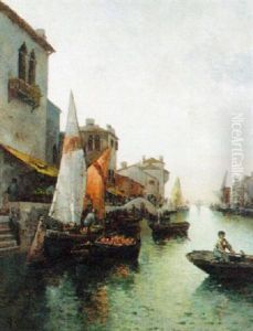 A Venetian Canal Market