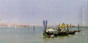 Sommerabend An Der Adria by Leontine (Lea) von Littrow