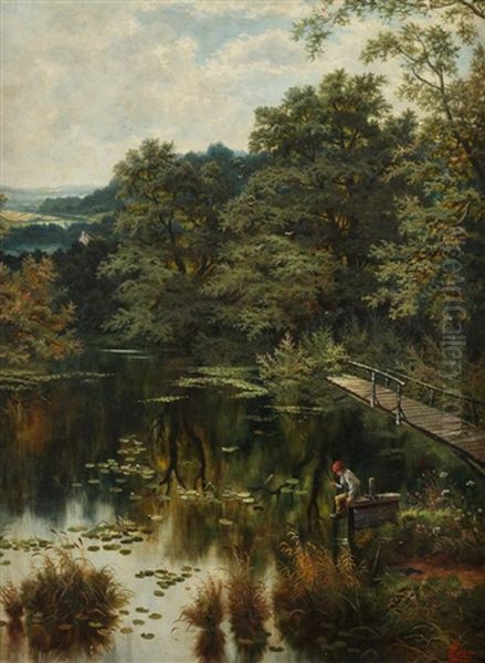 Boy Fishing - view 1