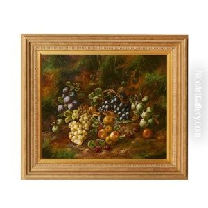 Still Life Of Fruit by Henry John Livens