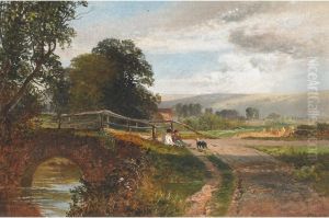Hamsey Bridge, Sussex by Alfred Bennett