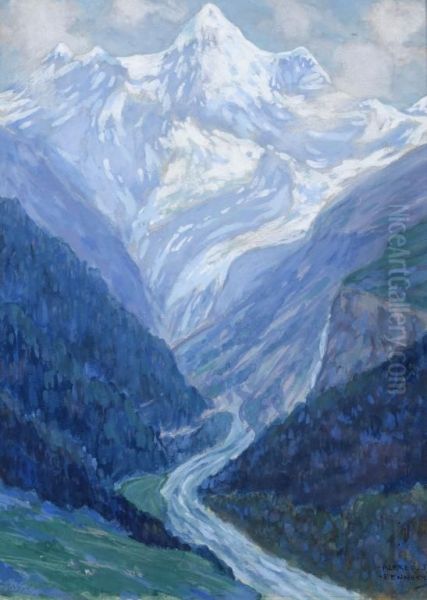 The Blumlisalp From Kandersteg - view 1