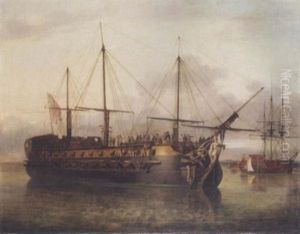 The "achella" Off Portsmouth With The "pomona" And The "modeste"