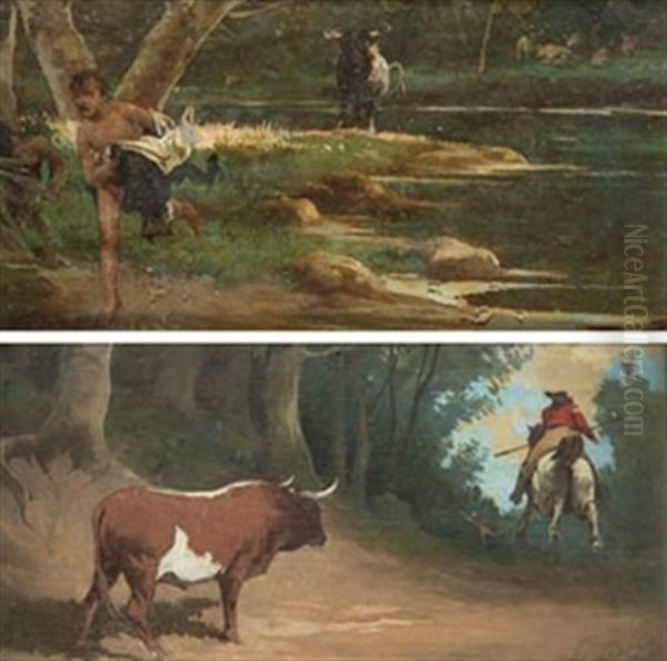 Escenas Con Toros (pair) - view 1