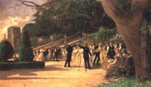Baile En Los Jardines De Palacio