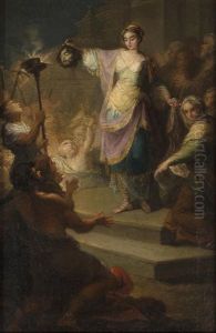 Judith Entrando En Betulia Con La Cabeza De Holofernes, H. 1823