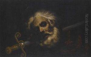 Head Of Saint Paul by Sebastian de Llanos Valdes