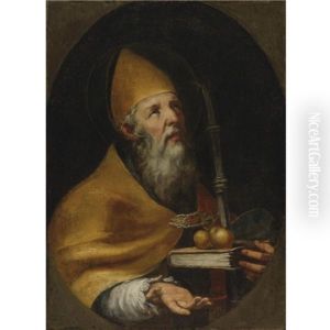 St. Nicholas Of Bari by Sebastian de Llanos Valdes