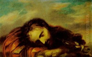 Cabeza De San Juan Bautista by Sebastian de Llanos Valdes