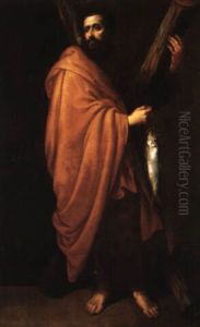St. Andrew by Sebastian de Llanos Valdes
