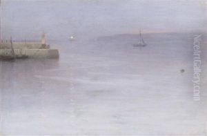 St. Ives Harbor by William Samuel Henry Llewellyn