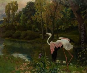 Paisaje Con Flamenco