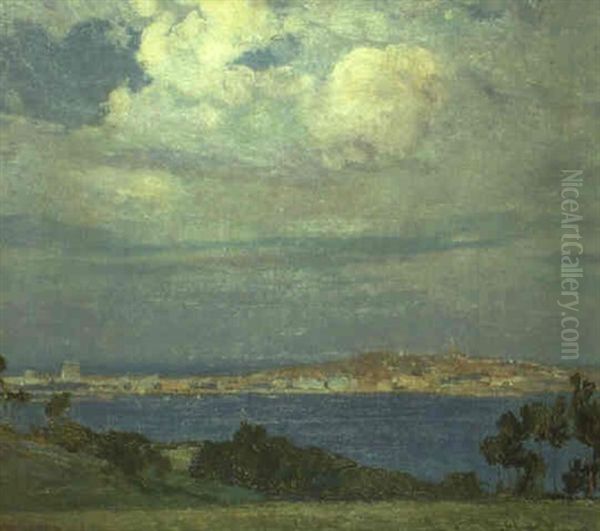 Vista Del Puerto Y De La Ciudad De La Coruna - view 1