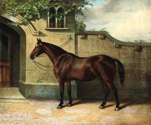 Horse In The Courtyard by Edward Lloyd