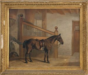 A Horse In A Stable by Edward Lloyd