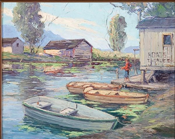 Boy Fishing - view 1