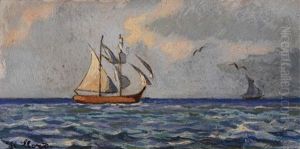 Marina Con Velieri by Llewelyn Lloyd