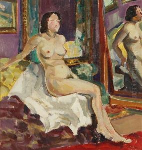 Seated Nude By A Mirror Seated Nude By A Mirror