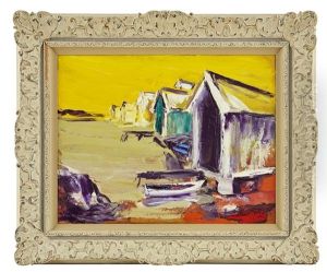 Bodar Vid Stranden by Gunnar Loeberg